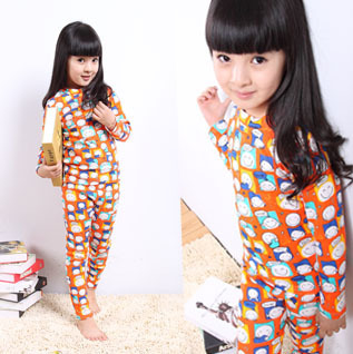 Children's clothing autumn h09 child set cartoon lounge ploughboys underwear panties