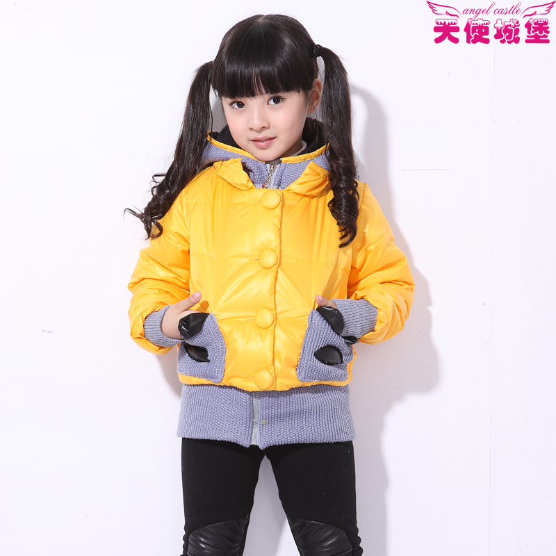 Children's clothing child wadded jacket child cotton-padded jacket female child cotton-padded jacket baby thickening outerwear