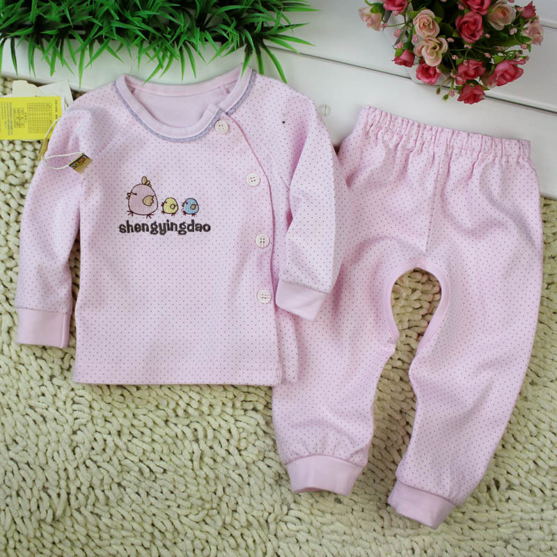 Children's clothing clothes 0 - 3 months old baby autumn 3 - 6 male 0-1 year old clothes set underwear