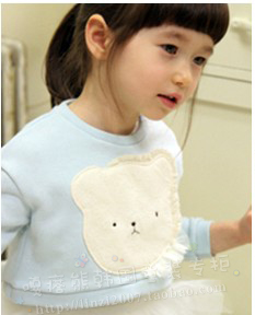 Children's clothing female child 2012 spring bear sweatshirt outerwear princess long-sleeve t child baby pullover