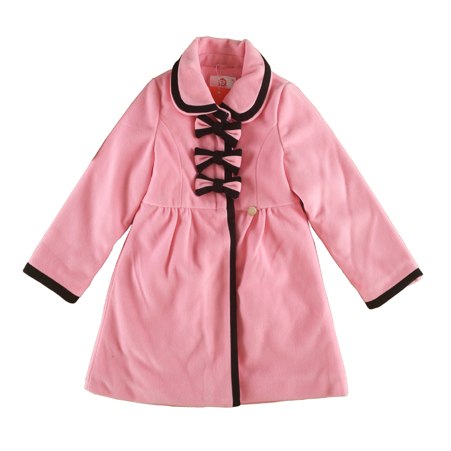 Children's clothing female child autumn and winter thickening medium-long 2012 child thermal outerwear overcoat