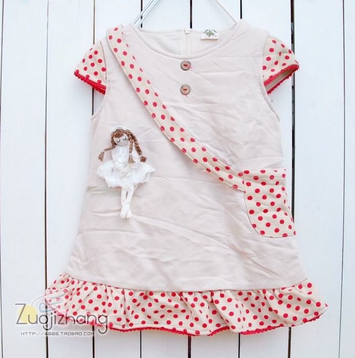 Children's clothing female child autumn tank dress one-piece dress girl one-piece dress 39