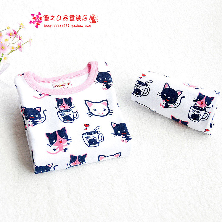 Children's clothing female child male child autumn 2012 recovers the child baby lounge sleepwear underwear set