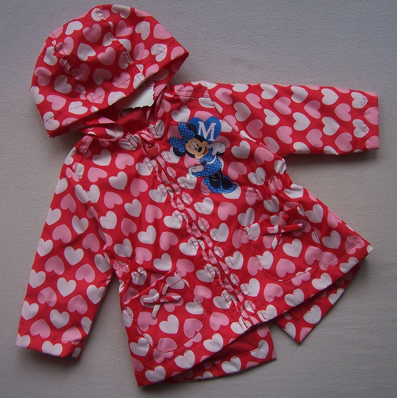 Children's clothing female child MINNIE pattern waist outerwear spring and autumn trench 306