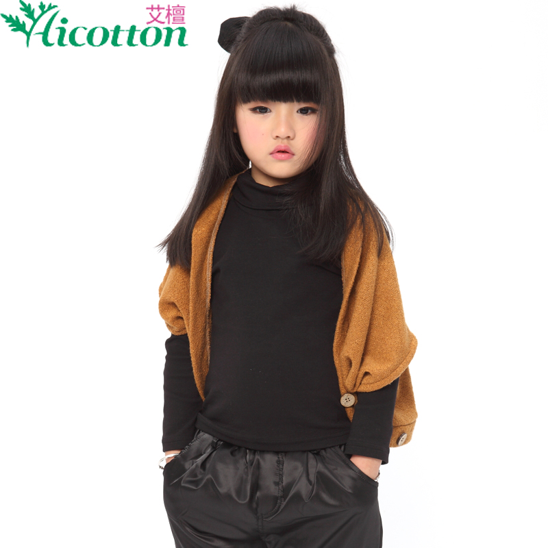 Children's clothing female child small cape spring and autumn child 100% cotton cloak outerwear cape
