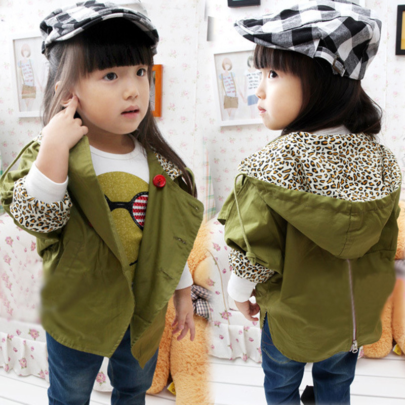 Children's clothing female child spring 2013 child trench child outerwear spring and autumn trench