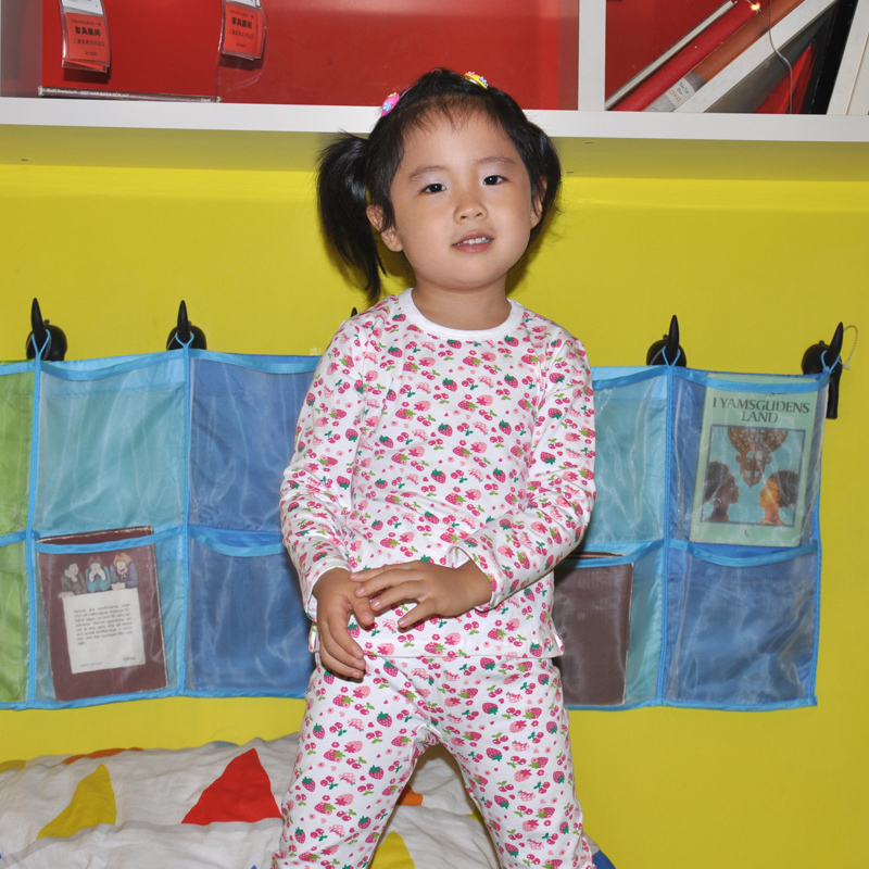 Children's clothing female child spring 2013 female child thermal underwear child sleep set lounge 41006