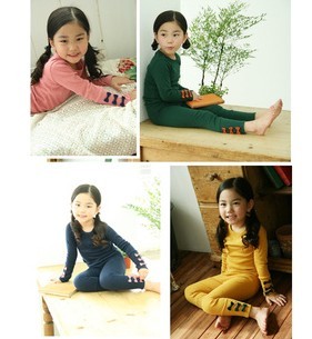 Children's clothing female child spring and autumn 2013 baby child t-shirt basic shirt underwear set