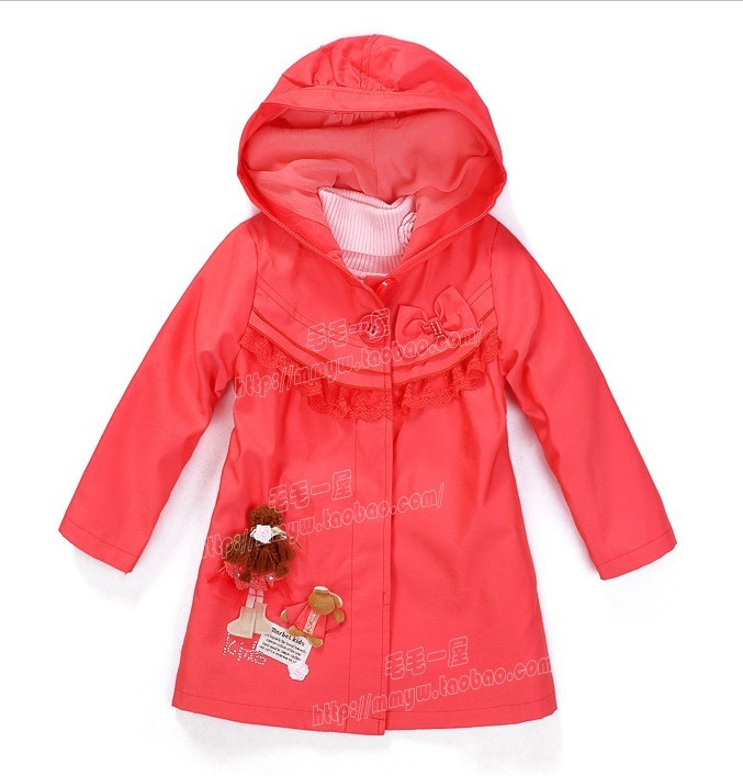 Children's clothing female child thickening outerwear autumn and winter 2012 child cotton-padded coat