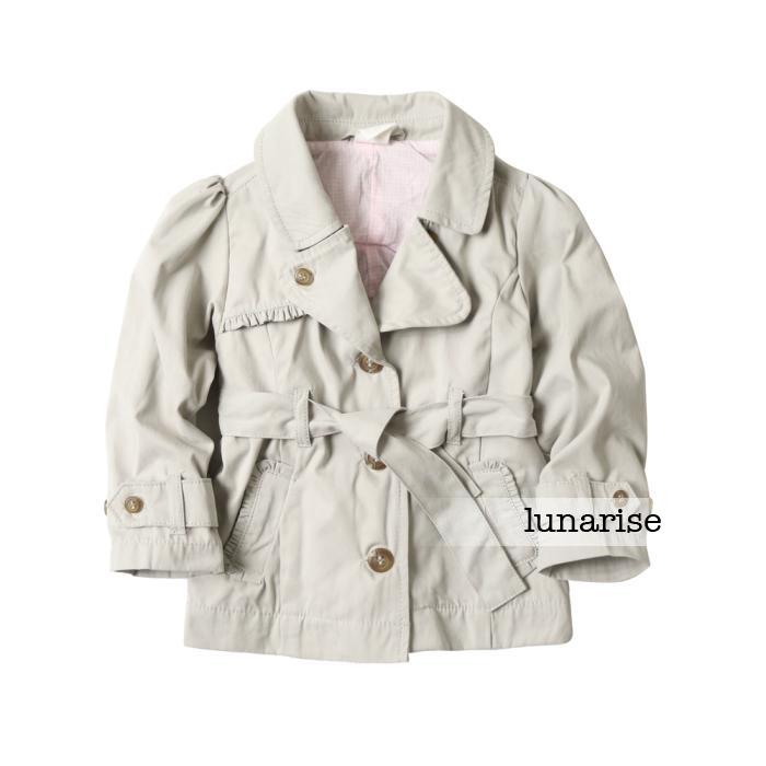 Children's clothing female child trench child baby outerwear baby trench