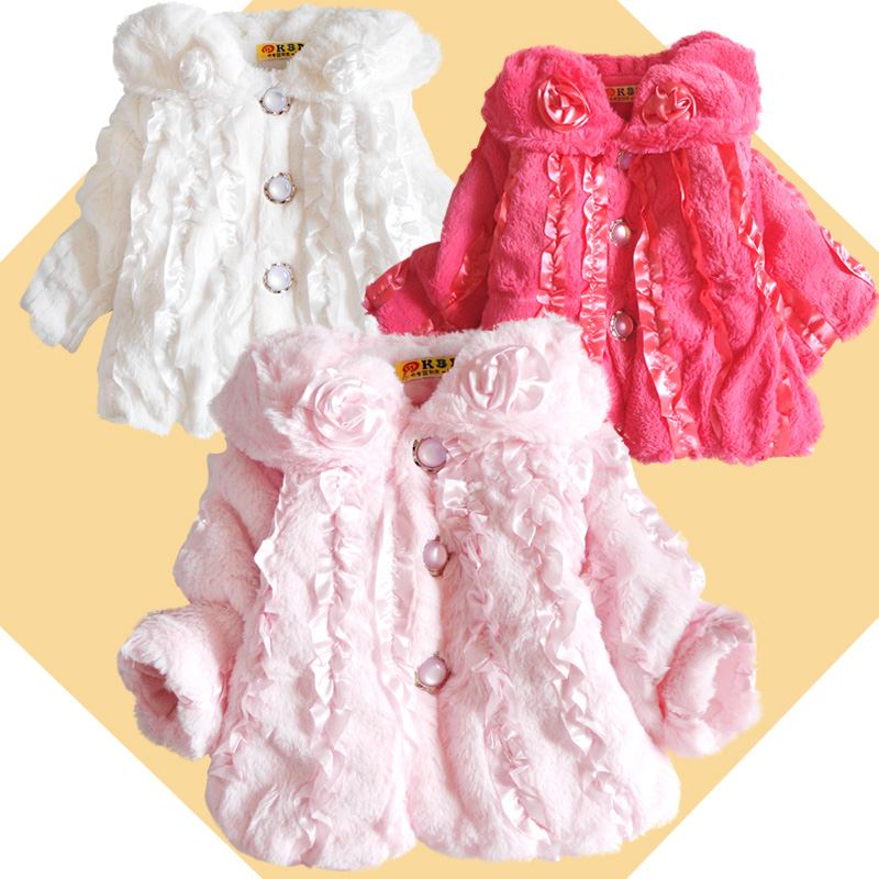 Children's clothing female child trench spring and autumn half sleeve cape outerwear 0 - 5