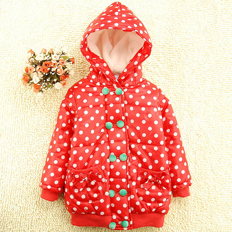 Children's clothing female child winter 2012 child cotton-padded jacket with a hood wadded jacket girls clothing cotton-padded