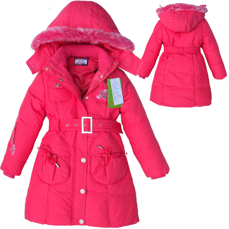 Children's clothing female winter child 2013 medium-large child thickening wadded jacket cotton-padded jacket cotton-padded