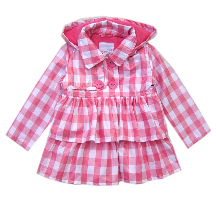 Children's clothing girl baby spring and autumn long-sleeve trench  outerwear
