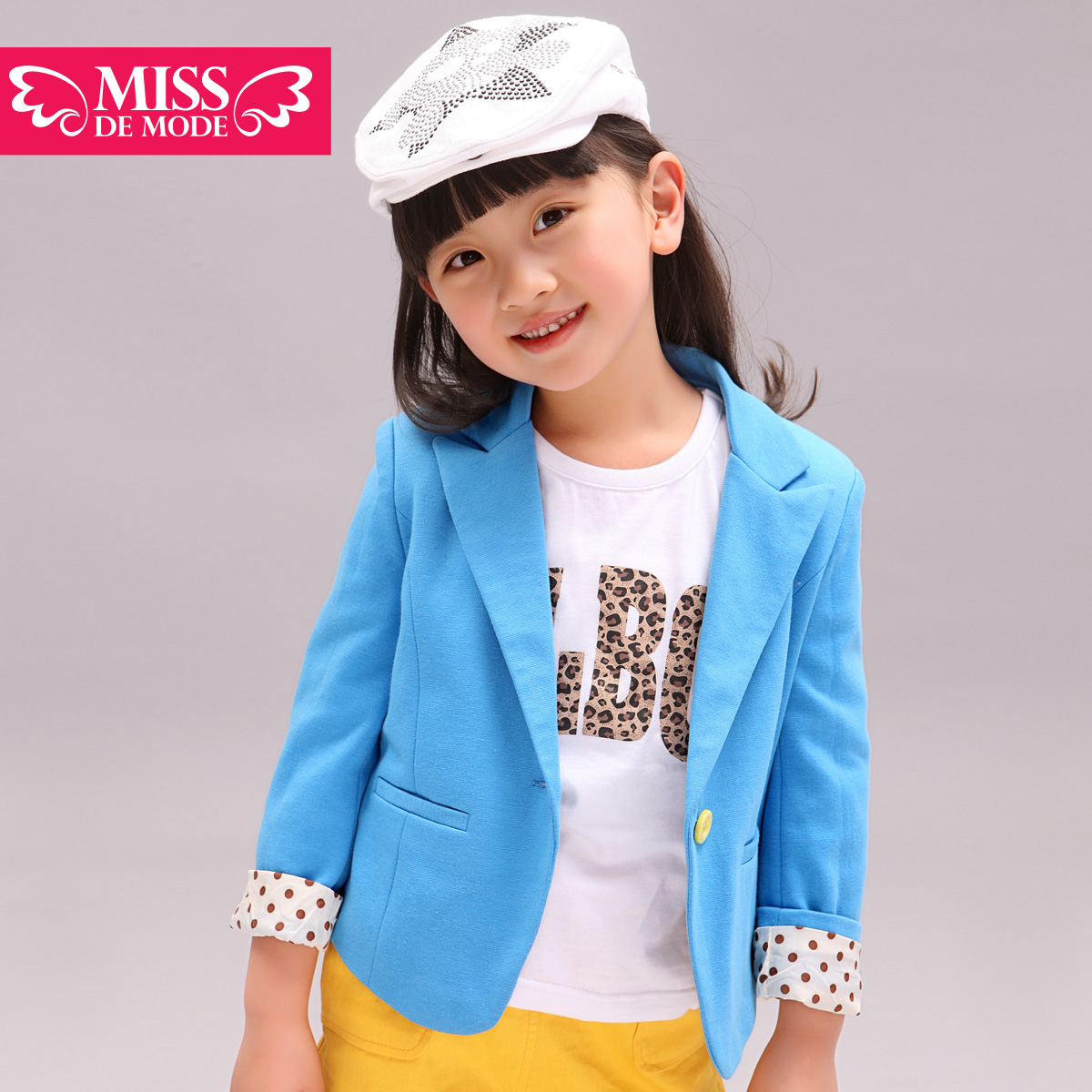 Children's clothing girl child elegant candy color blazer 2013 spring child suit jacket