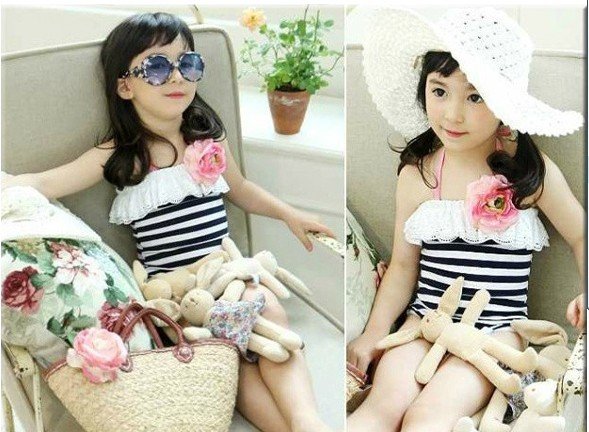 Children's clothing girls in swimsuits 3 piece swimsuit for girls