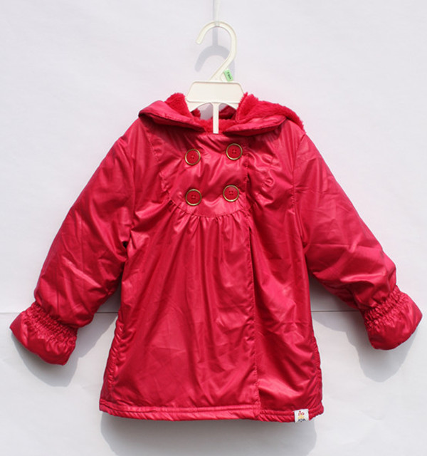 Children's clothing plus velvet trench baby trench outerwear baby outerwear 1 - 3 years old