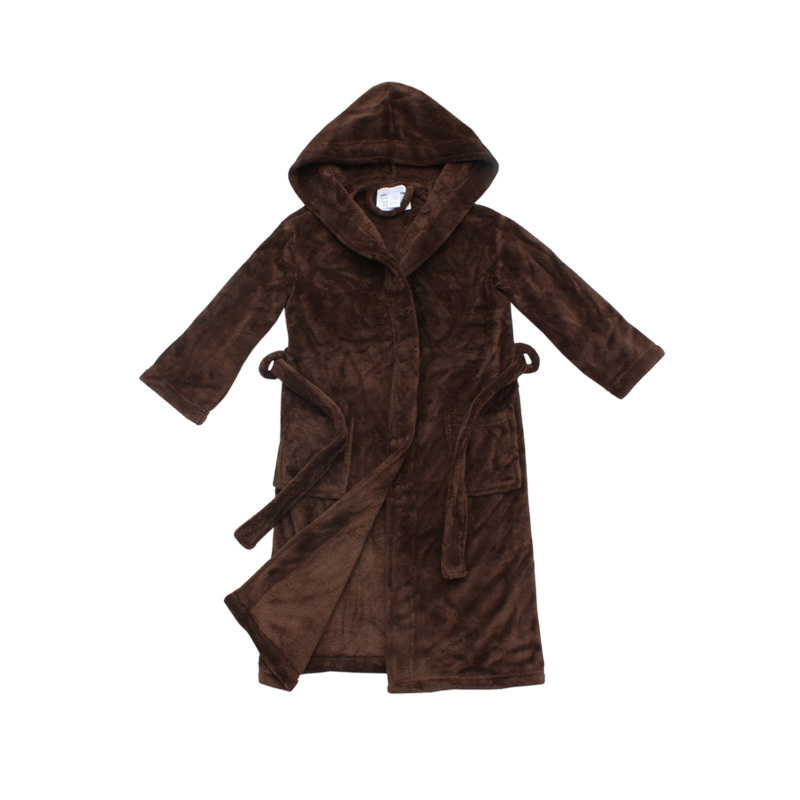 Children's clothing soft coral fleece robe bathrobes 399