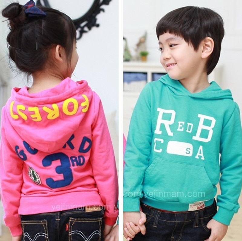 Children's clothing spring and autumn unisex child outerwear male female child baby with a hood T-shirt long-sleeve shirt