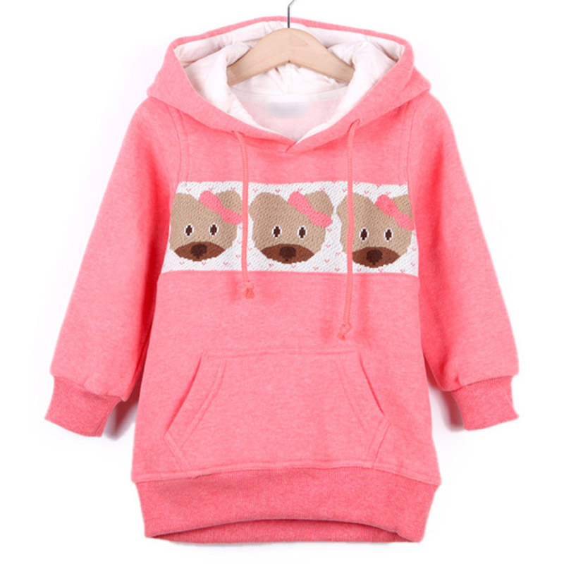 Children's clothing spring female child fleece sweatshirt outerwear child top qf10054