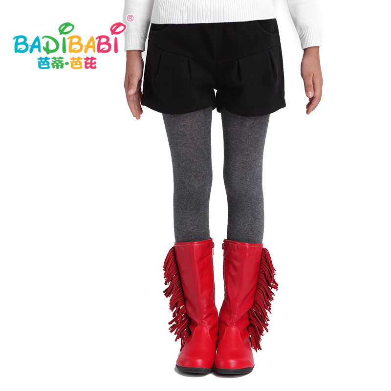 Children's clothing trousers 2013 pants spring female child baby thickening shorts female big boy