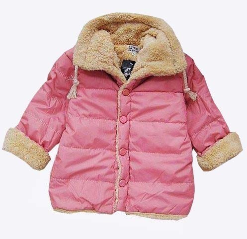 Children's clothing winter berber fleece cotton-padded jacket outerwear female child wadded jacket cotton-padded jacket child