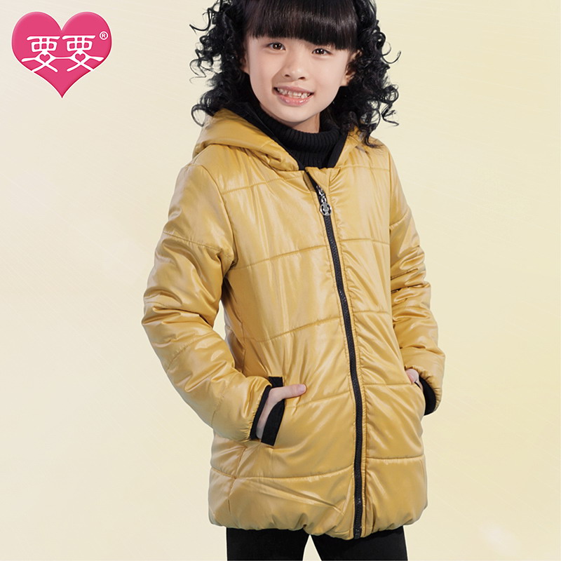 Children's clothing winter new arrival 2012 female big boy child cotton-padded jacket female outerwear child wadded jacket MM