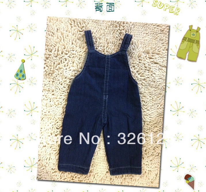Children's trousers,Jeans suspenders new fashion 2013