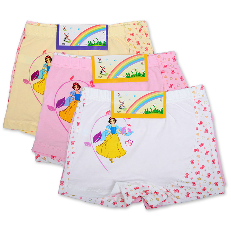 Children's underwear baby girls underwear Panties princess Snow White lycra cotton boxer briefs Panties
