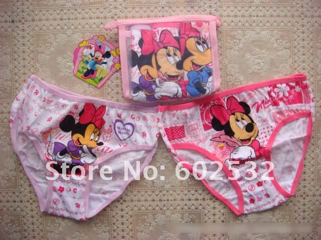 Children's underwear girl's Cartoon underwear kids Briefs 36 pieces lot JC02