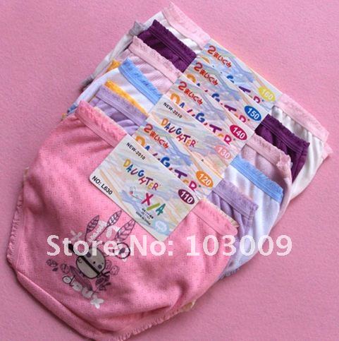 Children's underwear girls cotton baby bread pants breathable briefs free shipping