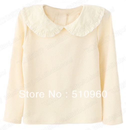 Children Shirt Cotton yarn embroidered long-sleeved Paris Children Clothing CS011