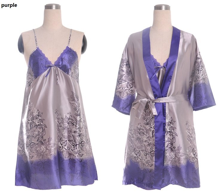 China 100% silk ladies sleep dress(skirt+braces)+Wholesale&Retail+Free Shipping