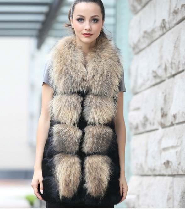 Chopop fur fashion 2012 winter top  female real fur coat large warmer fur jackets women clothing plus size  MS-C1259