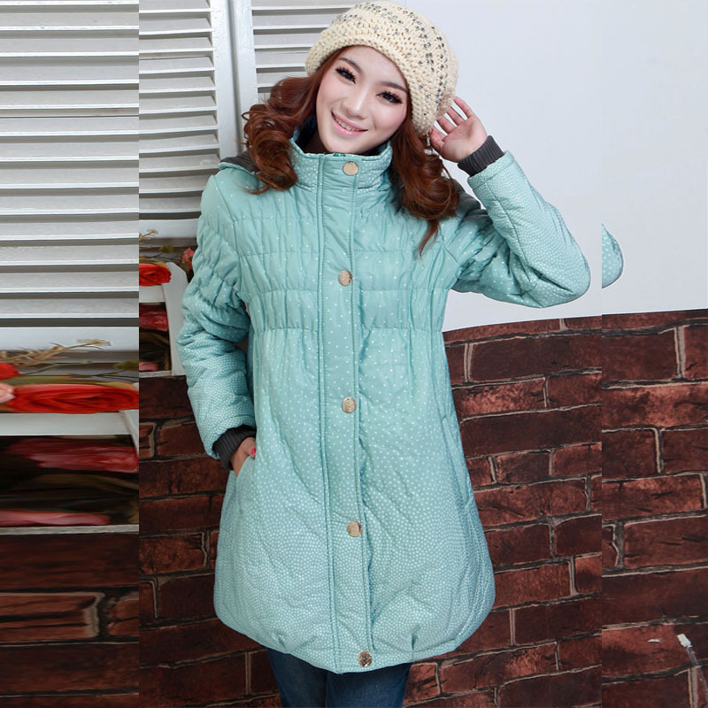 Christmas maternity clothing winter maternity wadded jacket maternity overcoat outerwear thickening maternity cotton-padded