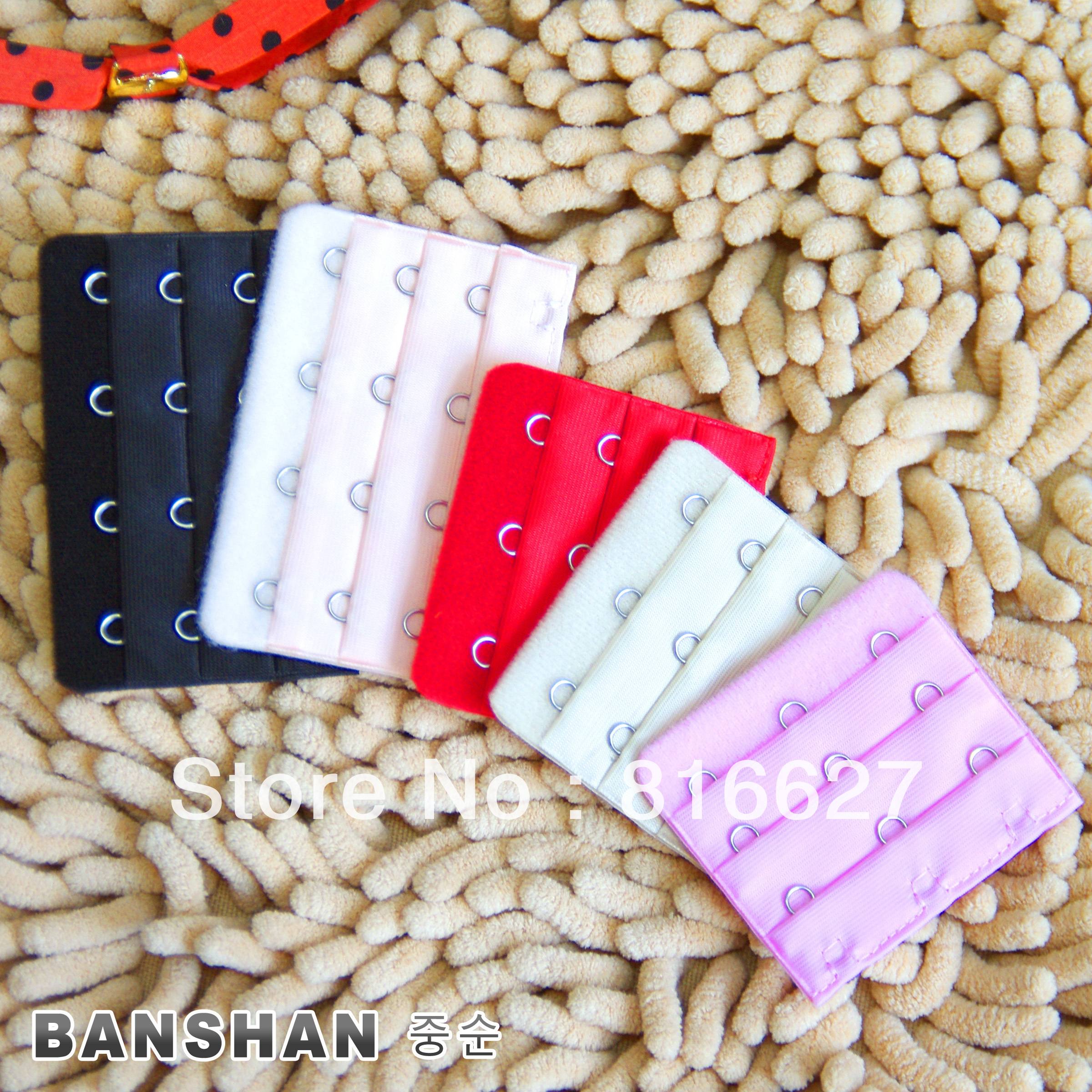 Chromophous bra back button the casualness hook hasp lengthening buckle