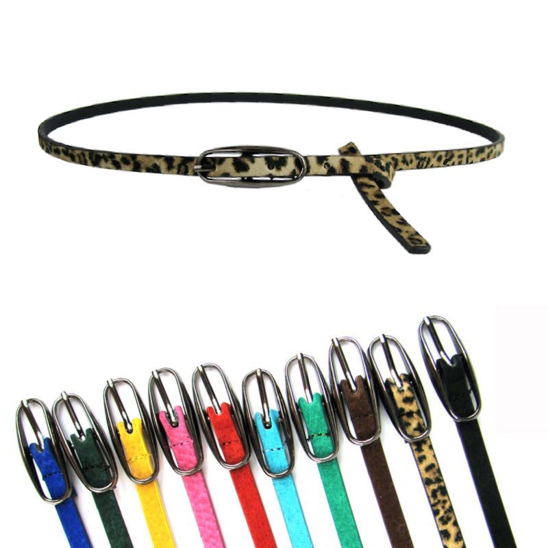 Circarc fashion genuine leather belt female candy color thin belt z pigskin female multicolour strap belt