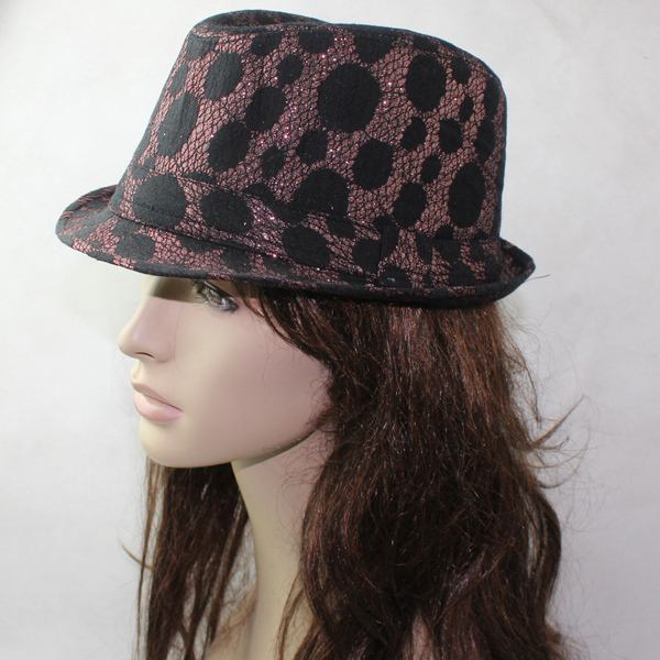 Circle pattern lace cloth women's fedoras fashion normic star style women's autumn hat fashion fedoras