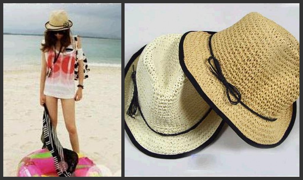 Classic soft paper straw hat jazz hat straw braid fedoras sunbonnet sun hat beach cap