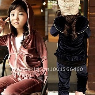 Clearance!!!Girl hoodies/hoody,fashion sports suit,kids outfits,girl's outfits&sets top quality free shipping