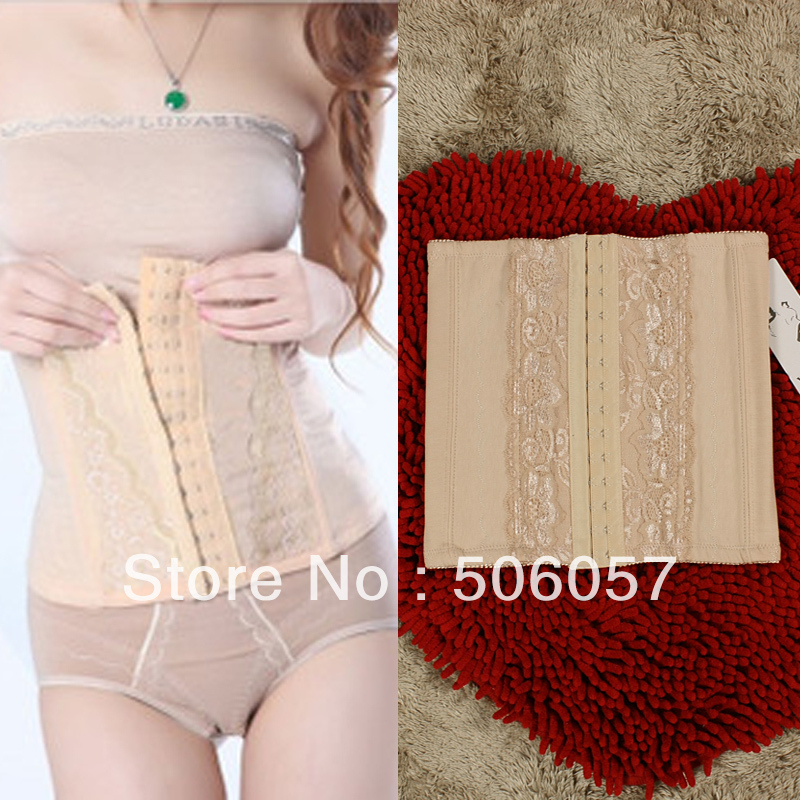 Clip less belly fat burning waist and abdomen with a thin models body slimming waist breathable anti-curling # 9004