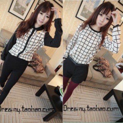 Clothes 2013 spring high quality white collar brief exquisite hepburn shirt mushroom