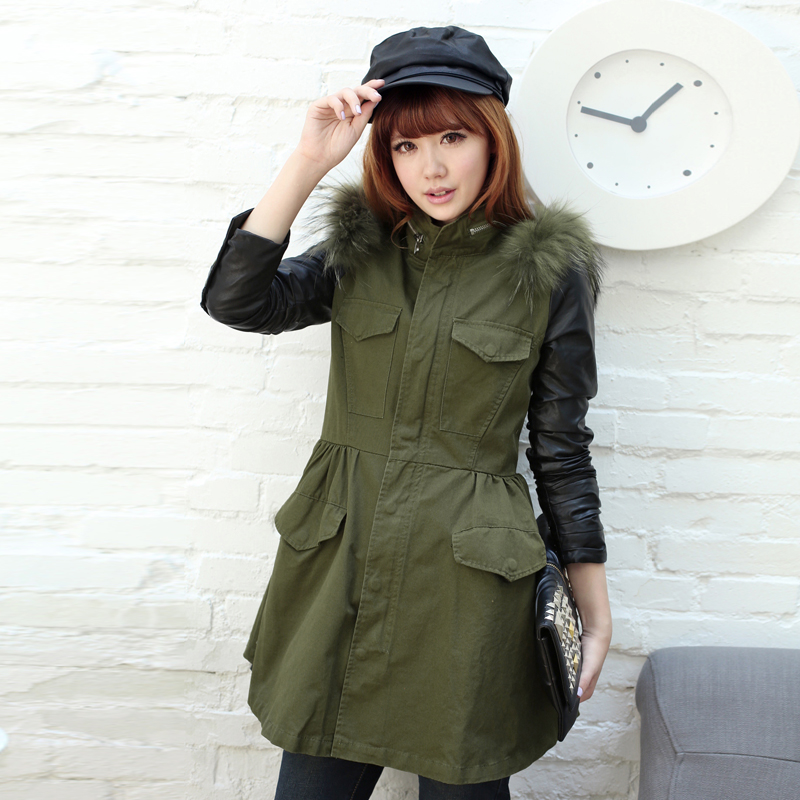Clothing 2013 spring women's trench outerwear x