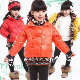 Clothing female child baby winter 2012 thickening wadded jacket cotton-padded jacket cotton-padded jacket outerwear