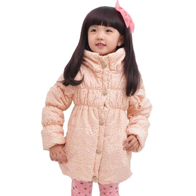 Clothing female child outerwear 2012 100% cotton velvet Sweets rabbit baby female child overcoat  free shipping retail