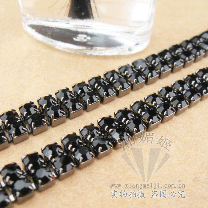 Clothing metal diamond shoulder strap rhinestone shoulder strap rhinestone underwear pectoral girdle double-breasted black