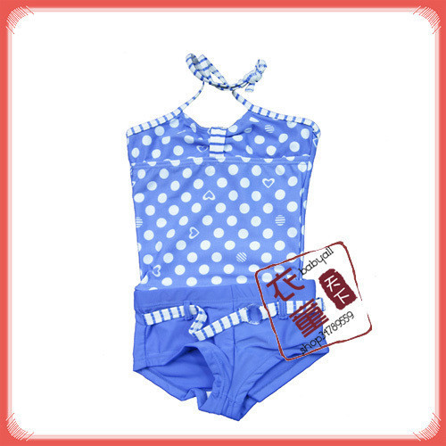 Clothing ploughboys provence Violet female child swimwear split swimwear child swimwear