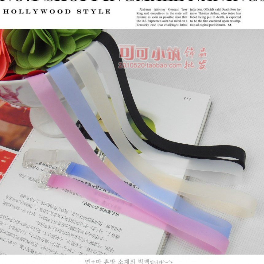 Cocoa new arrival slip-resistant silica gel shoulder strap underwear belt invisible belt pectoral girdle shoulder strap