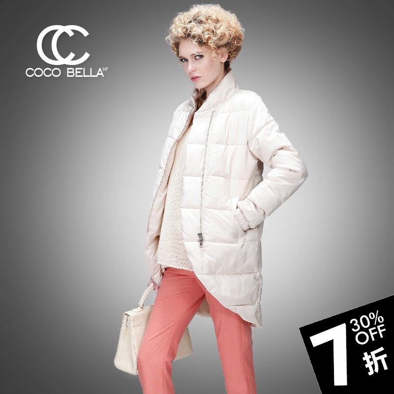Cocobella2012 down cotton long design thickening wadded jacket cotton-padded jacket ct34