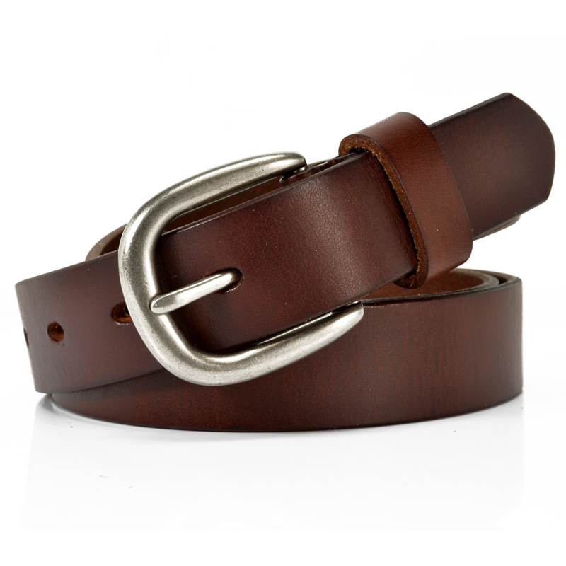 Cold steel strap Women fashion brief genuine leather first layer of cowhide casual all-match women's belt female x006